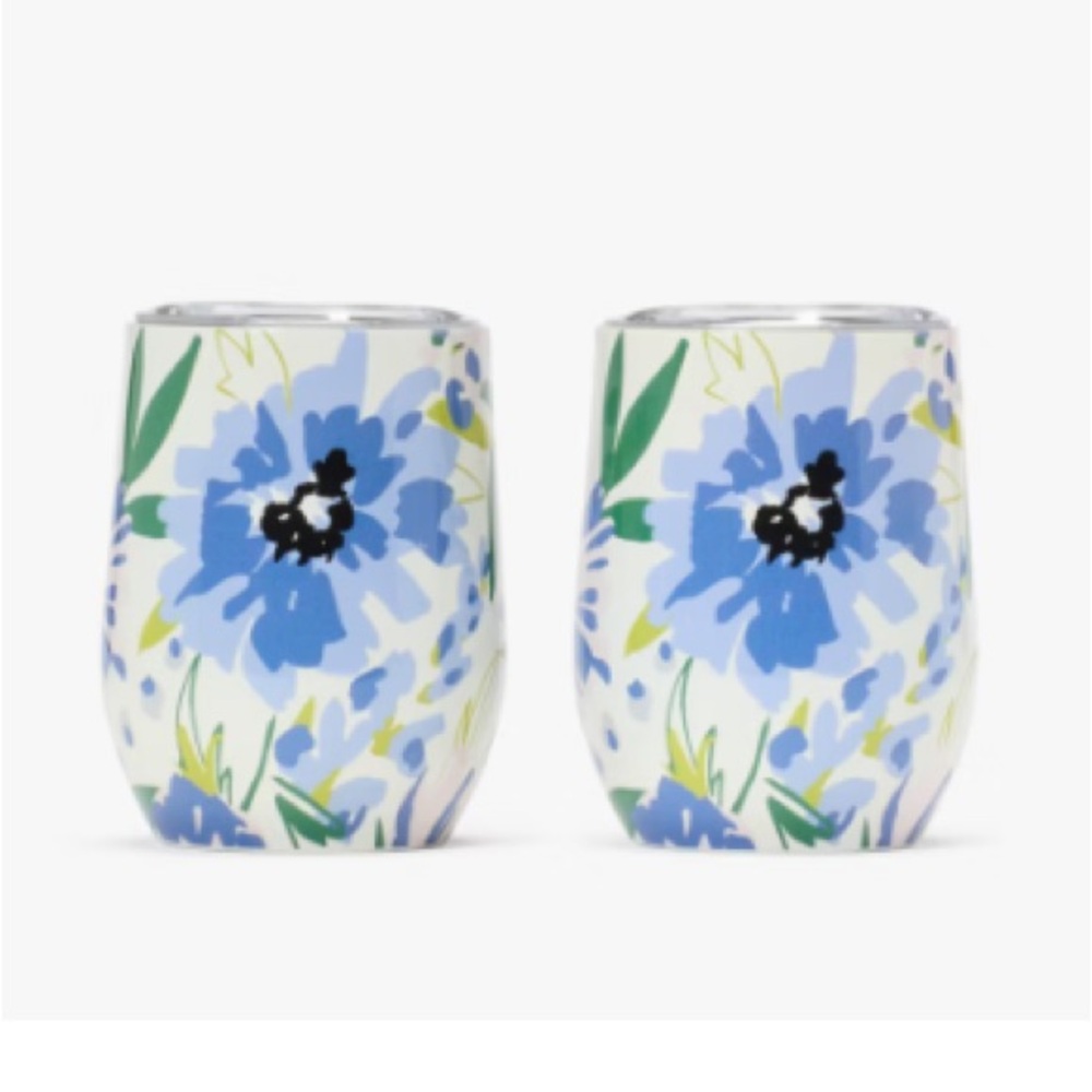 Kate Spade Floral Stainless Steel Tumblers Set NWT - Picture 10 of 10